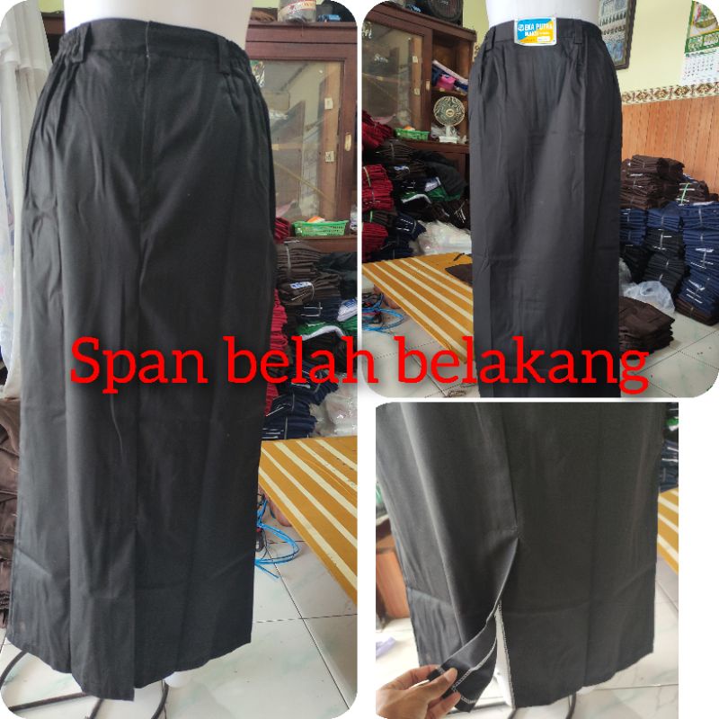 ROK SPAN BELAH BELAKANG sekolah/kerja