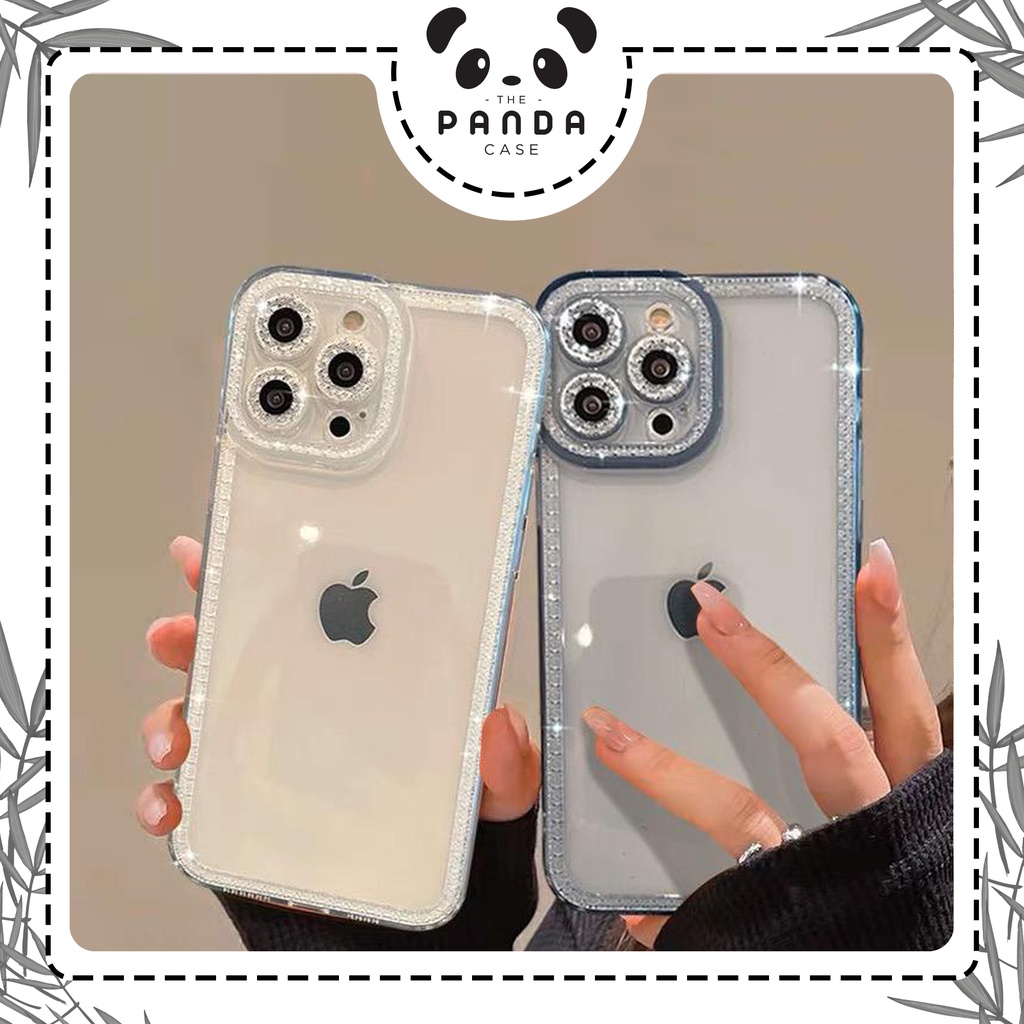 [TPC] Soft Case Iphone Diamond Big Eyes Lense 7 8 PLUS X XS MAX XR 11 12 13 PRO MAX IP063