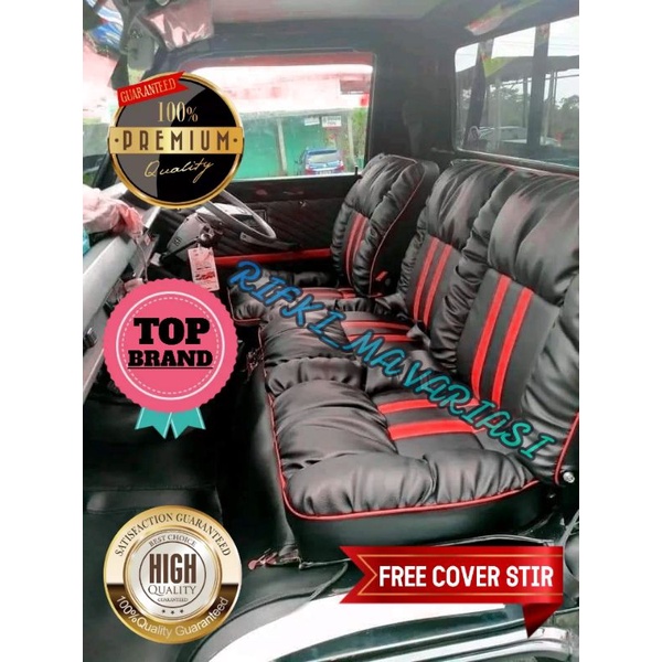 Sarung jok mobil l300 motif sofa / cover jok mobil l300 pickup / pelindung jok mobil l300 / bungkus 