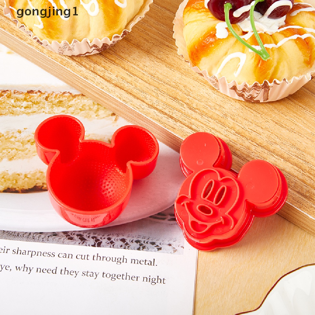 Ggg Disney Cetakan Kue Kartun Mickey Biskuit Nasi Bola Cetakan Perlengkapan Dapur Props ID