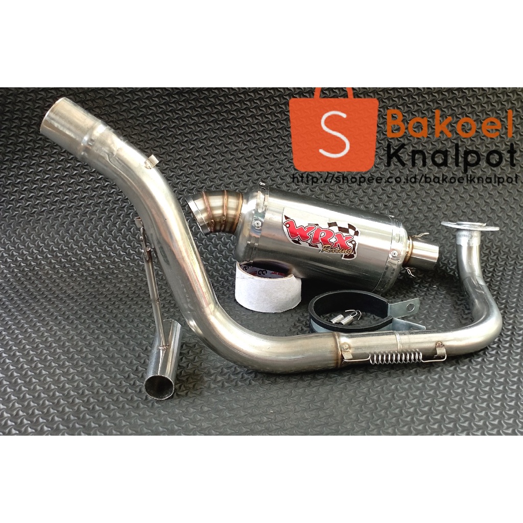 KNALPOT RACING WRX INLET 38MM VARIO125 / VARIO110 / VARIO150 / BEAT KARBU / BEAT FI / SCOOPY NEW / S