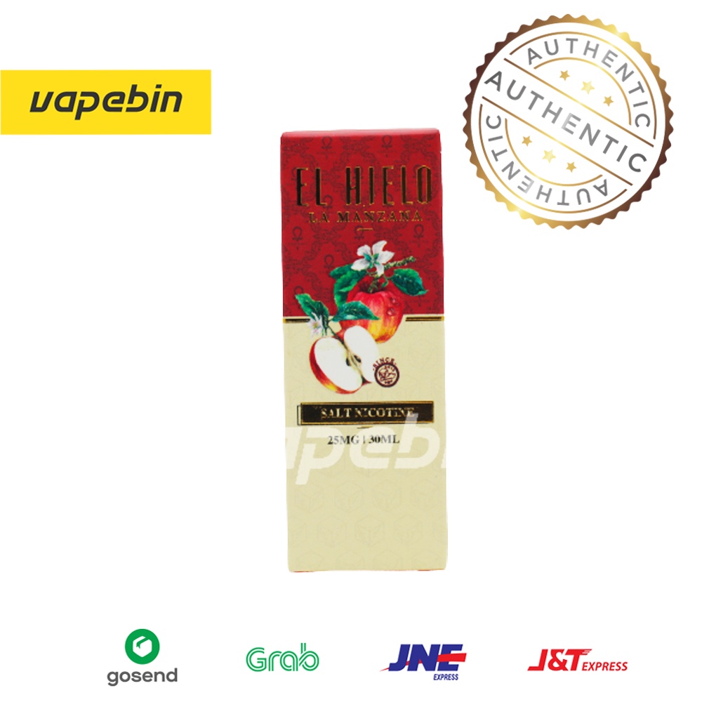 LIQUID EL HIELO LA MANZANA APPLE SALTNIC - EL HIELO SALT NIC - 30ML