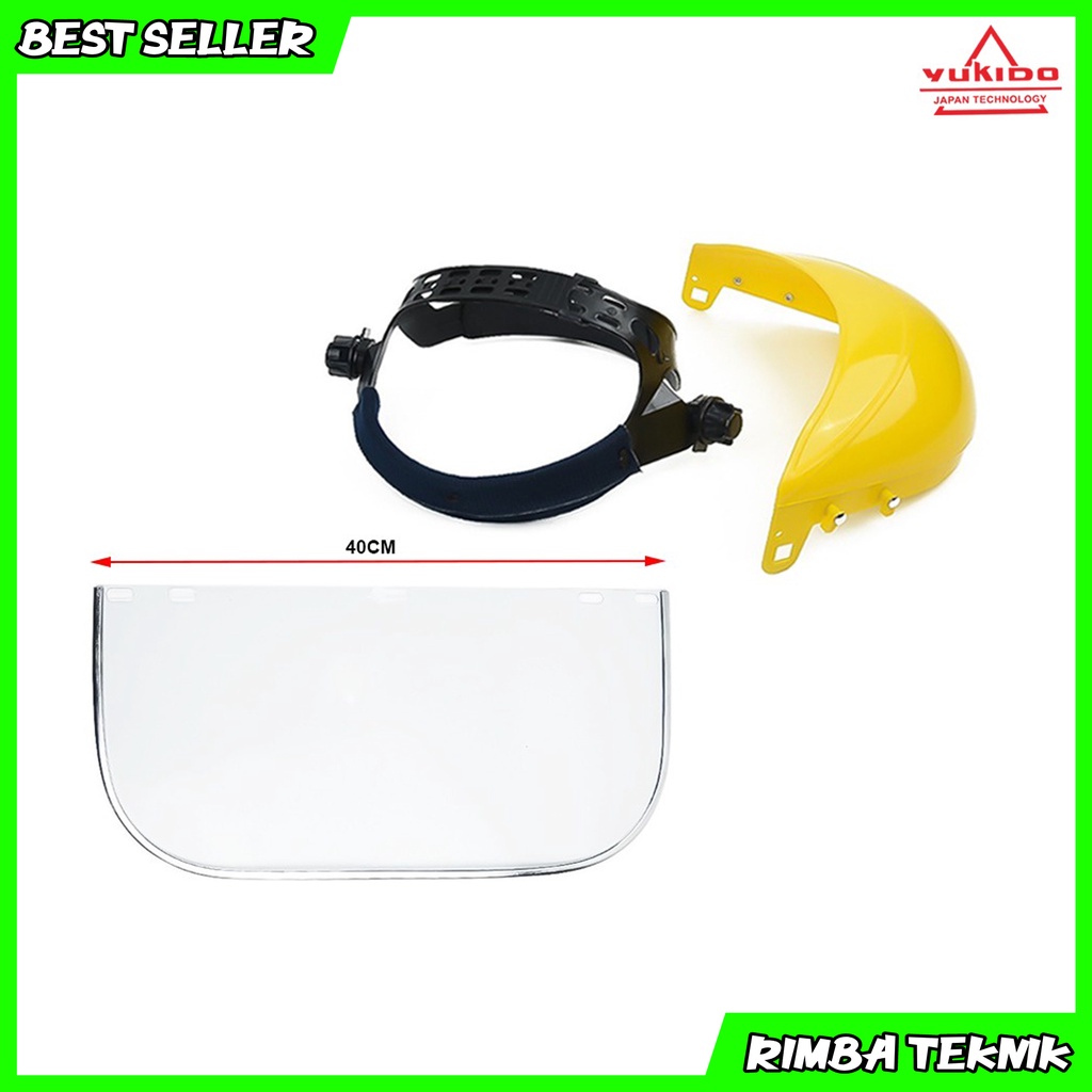 Masker Pelindung Wajah Welding Mask Clear Safety Alat Pelindung Diri Topeng gerinda