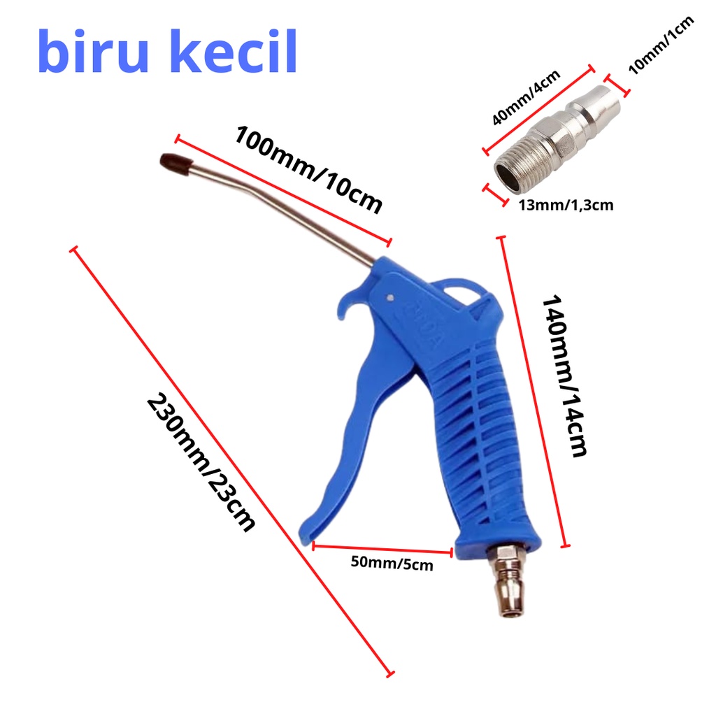 AIR BLOW GUN PISTOL ANGIN UDARA KOMPRESOR COMPRESSOR COUPLER AIR DUSTER (PILIH VARIASI)