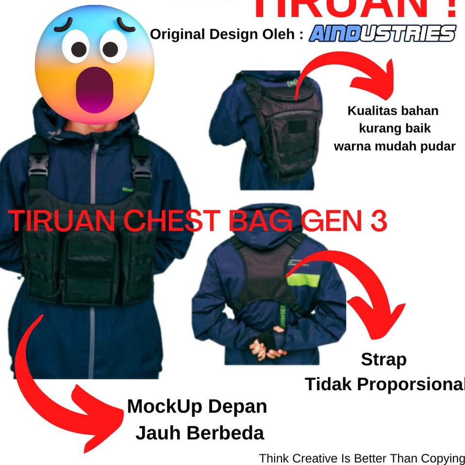 Tas Rompi Dada Army Berburu Camo Tactical Chest Bag Multifungsi Depan Dada ‑ END.10De22в