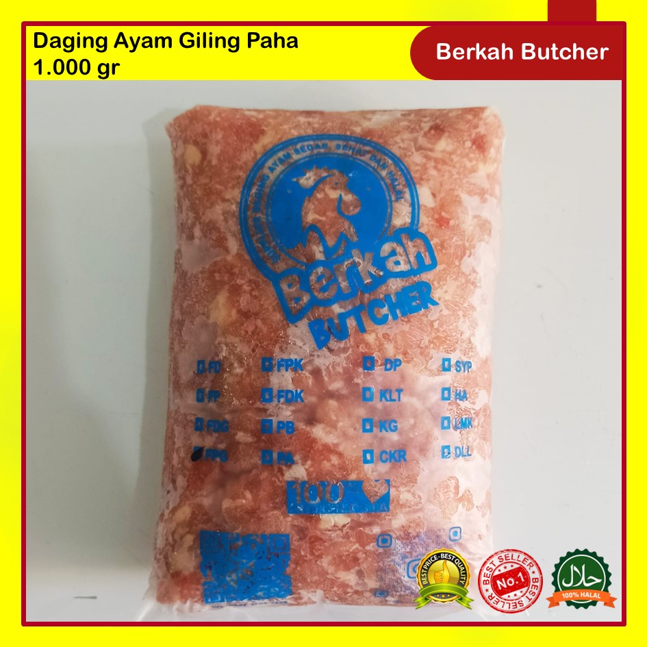 Daging Ayam Giling 1 Kg Cincang Paha Dada Ayam Fillet Giling 1kg Berkah Butcher