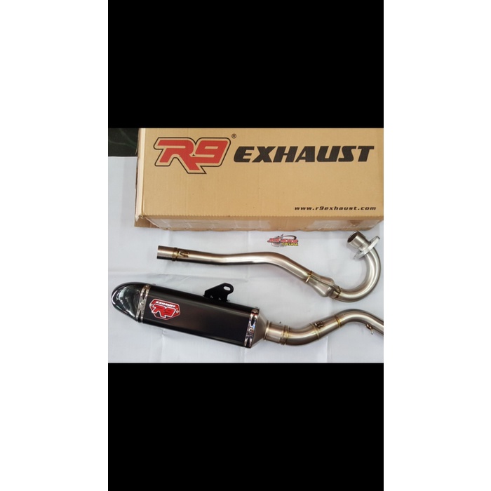 Knalpot R9 Honda CRF 150 L MGX Black Series