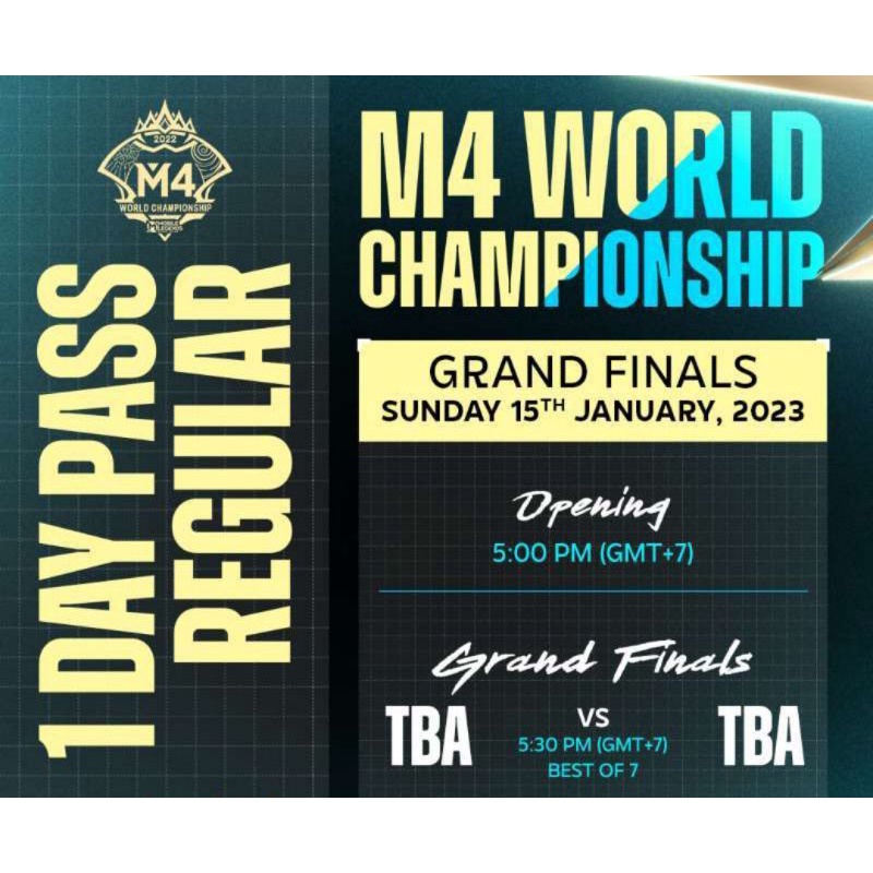 Tiket Grand Final M4 Seat Mythic