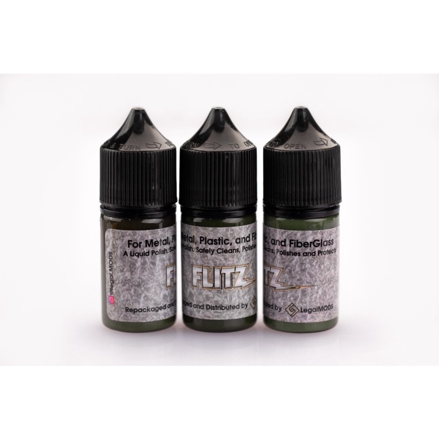 Repackaged FLITZ for Metal,Plastic and FiberGlass 30ML