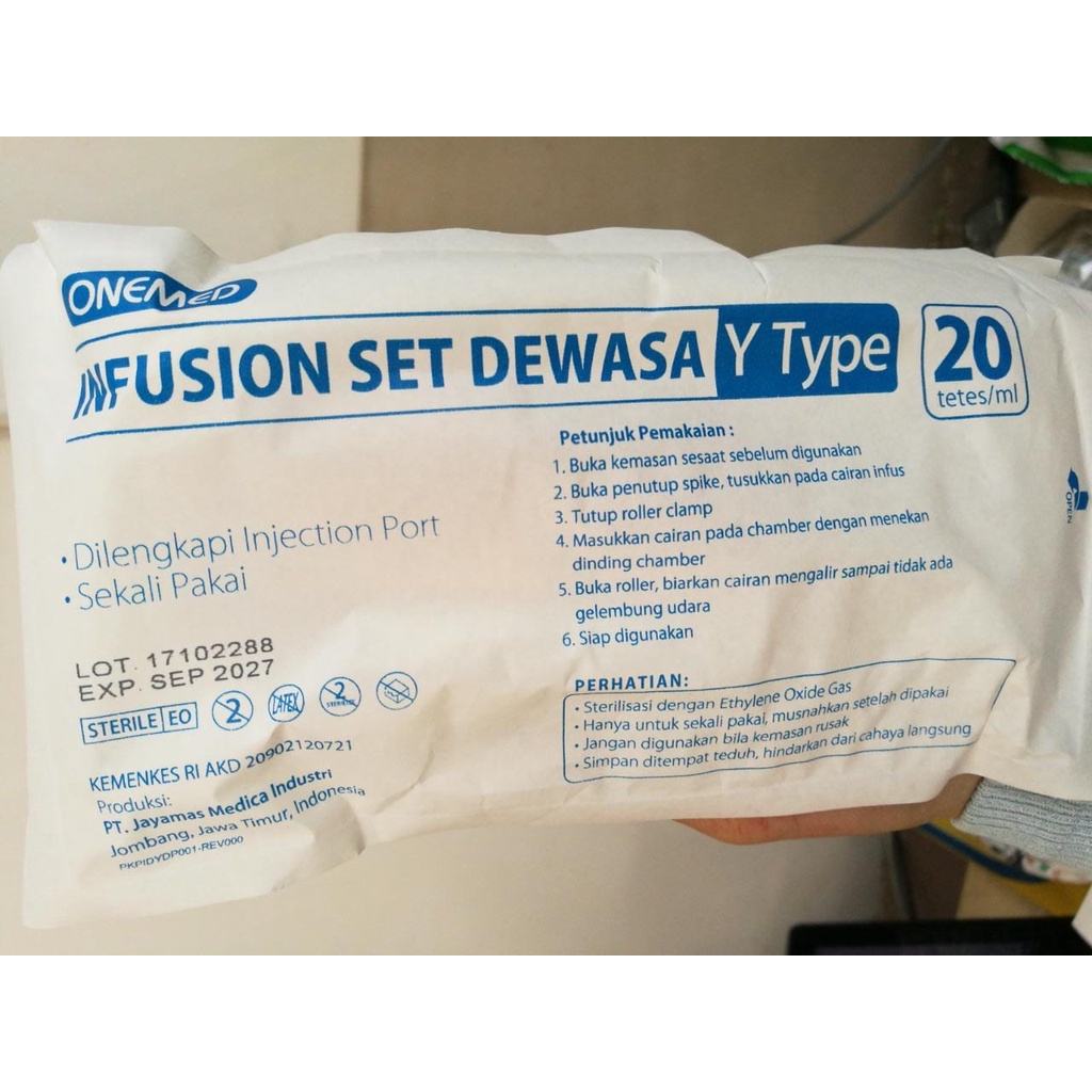 INFUS SET | INFUSION SET DEWASA Y TYPE ONEMED