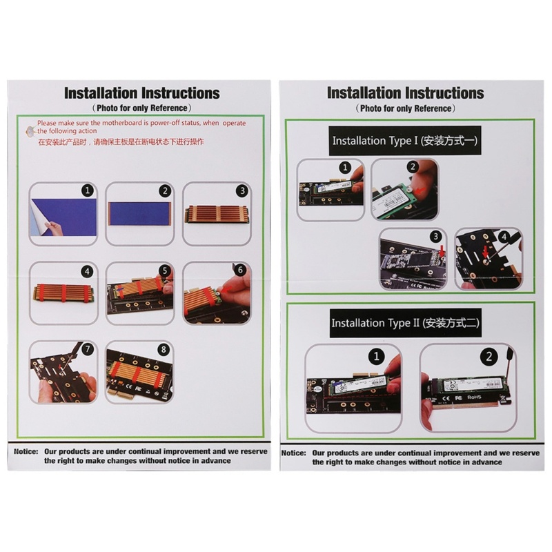 Adaptor btsg 3in1 SSD to PCI-E Dan SATA3 PCI-E 3.0 X16 to for M.2 SSD PCIE to M2