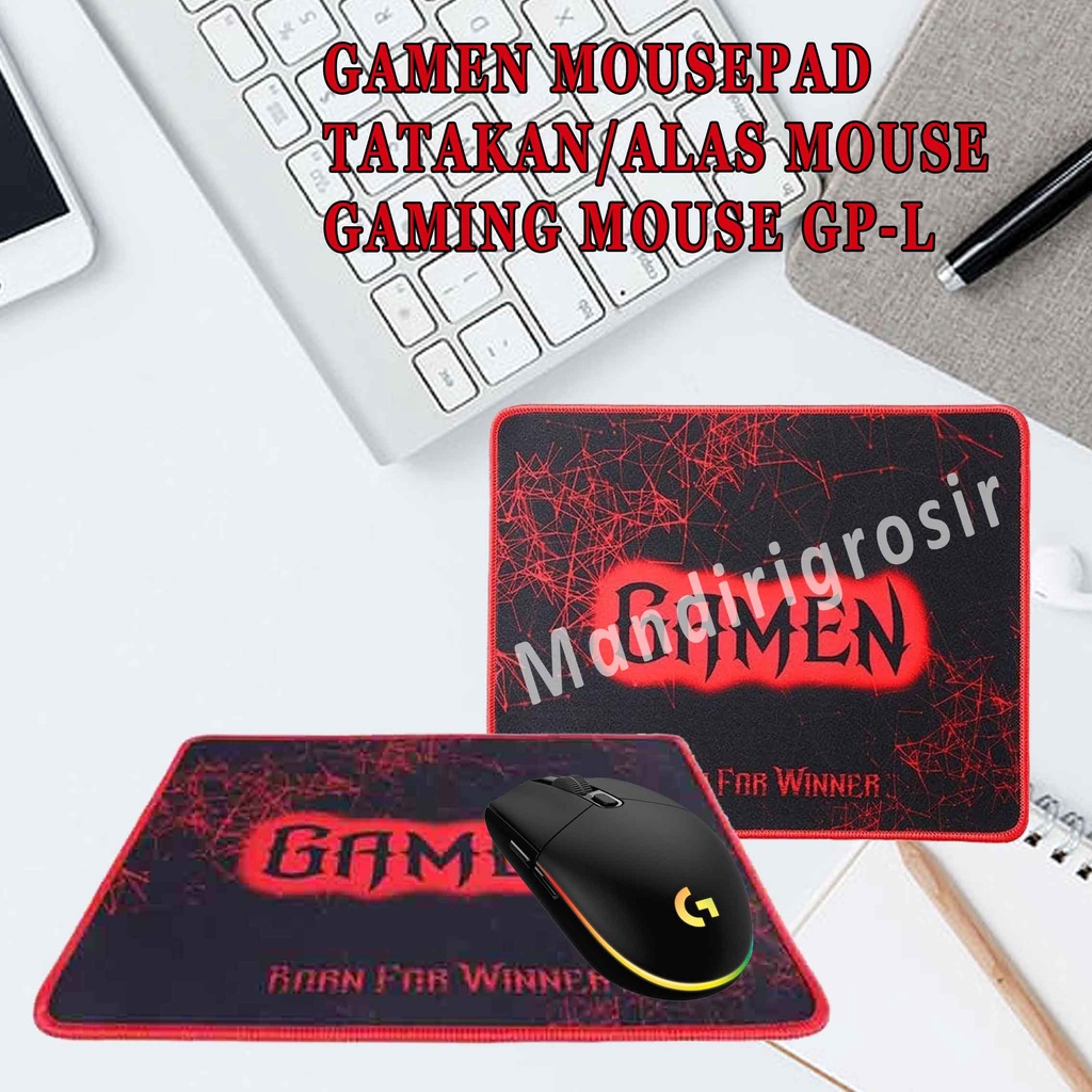 Tatakan Alas Mouse * GAMEN Mousepad * Mousepad Gaming * AntiSlip