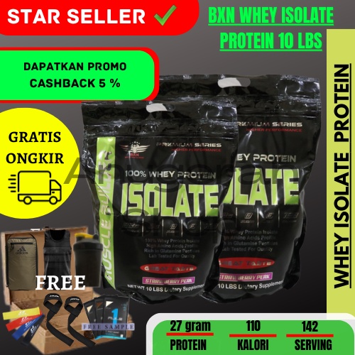 BXN Extreme 100% Whey Protein Isolate 10 Lbs BXN Isolate 10 Lb Premium Series