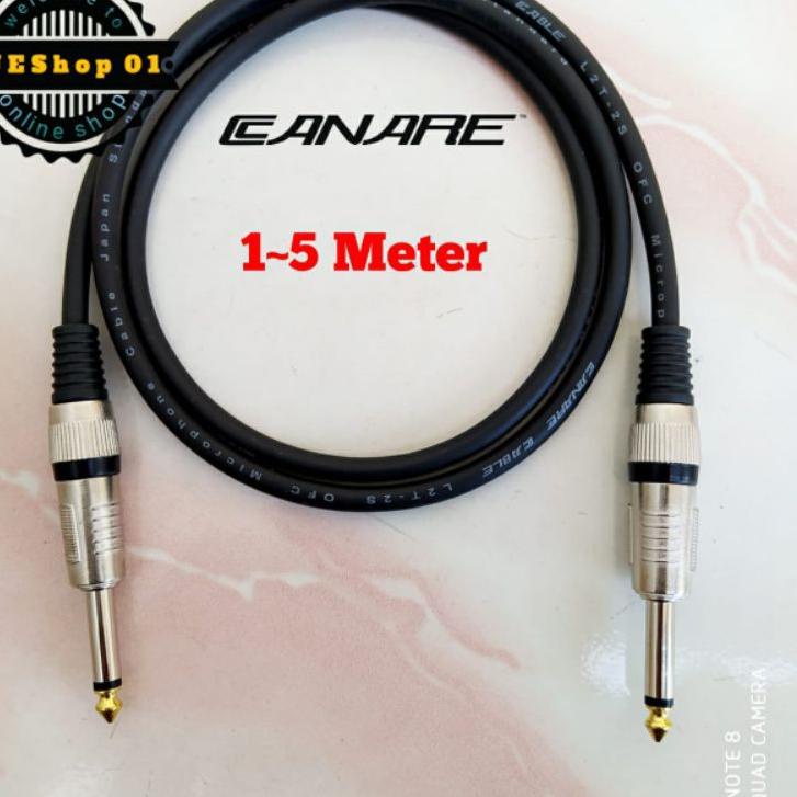 2JSD3-A Kabel gitar kabel jack akai to akai 6,5 kabel canare 1 sampai 5 meter [BAZ]