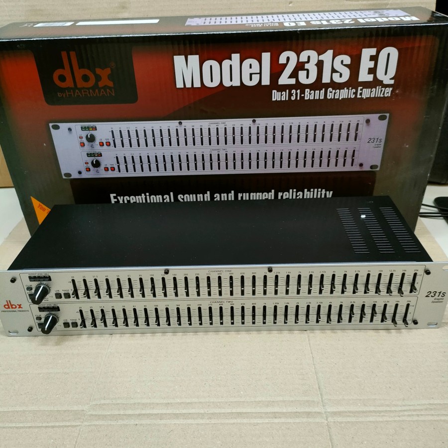 EQUALIZER DBX 231S ( 2 x 31 CHANNEL ) GRADE A QUALITY