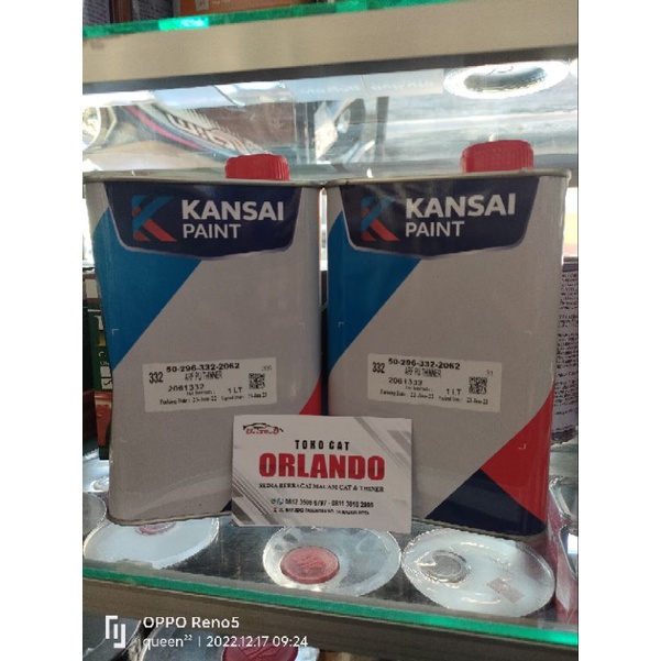 THINER PU KANSAI PAINT