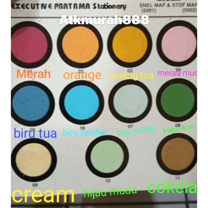 

Map Biola 5002 ( 1 Karton )