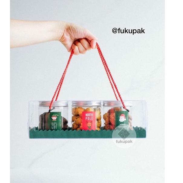 

[Seri]-J96S✉ Box Mika Tali 20pcs| Clear Transparent Cake Box| Kotak Hantaran Hamper Tumpeng Chiffon Pudding Lapis amanah