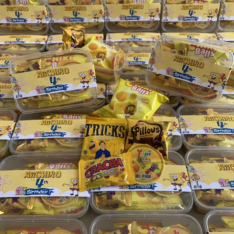 Paket Snack Souvenir Ulang Tahun Thinwall