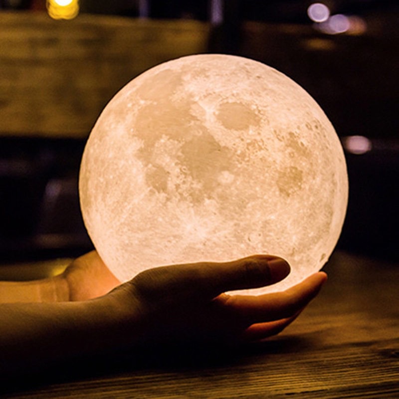 Lampu Kamar Tidur Bulat Moonlight LED Dekorasi Lamp Bedroom Tumblr