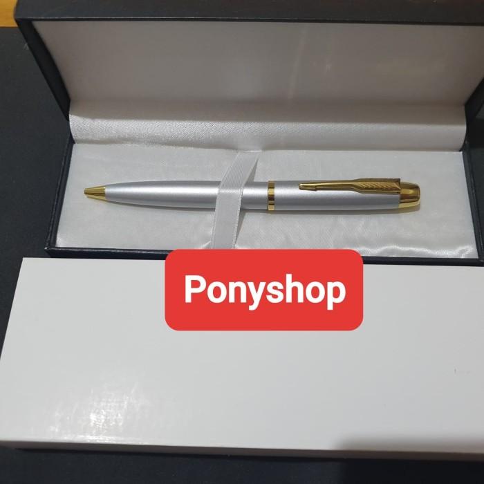 

Pen Metal Promosi Model Parker Tw Sonnet Silver Gt Klip Emas Best Seller