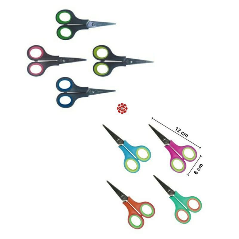 

gunting warna warni pendek 12cm