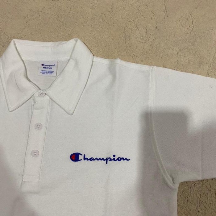 Lagi Promo Nih [100% Original] Polo Champion Basic Logo Kaos Kerah Champion Original