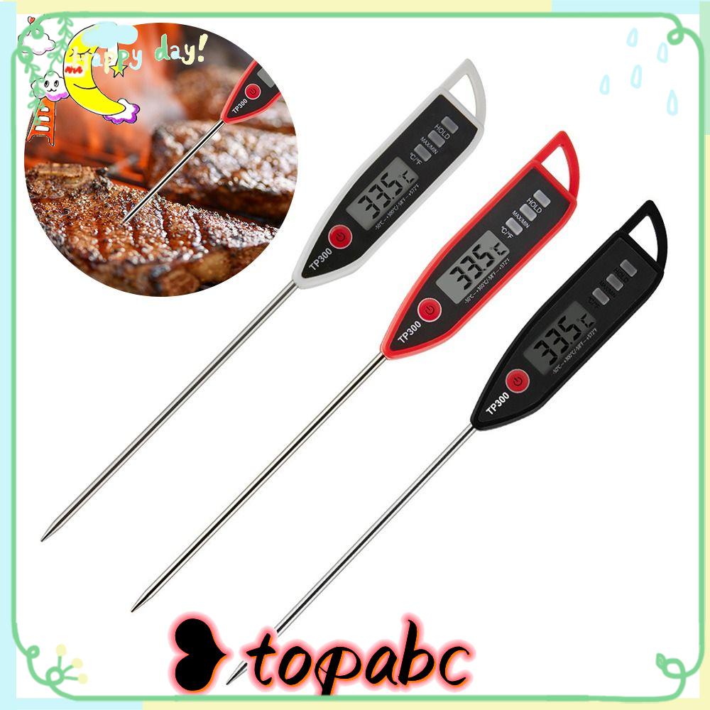 Top Digital Food Thermometer Portable Profesional Untuk Daging BBQ Makanan Minyak Dapur Pengukur Suhu