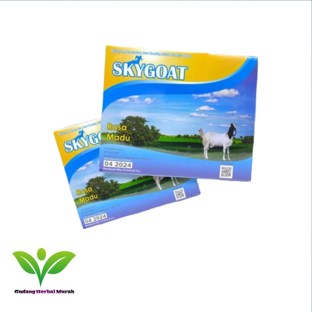 

Susu Etawa Kambing SKYGOAT Rasa Madu Propolis 1 Box isi 8 Sachet ORIGINAL