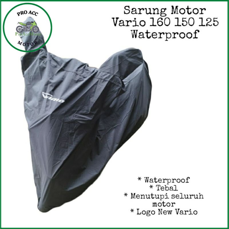 Sarung Motor Logo VARIO 160 150 125 Waterproof Tebal (pro acc motor)