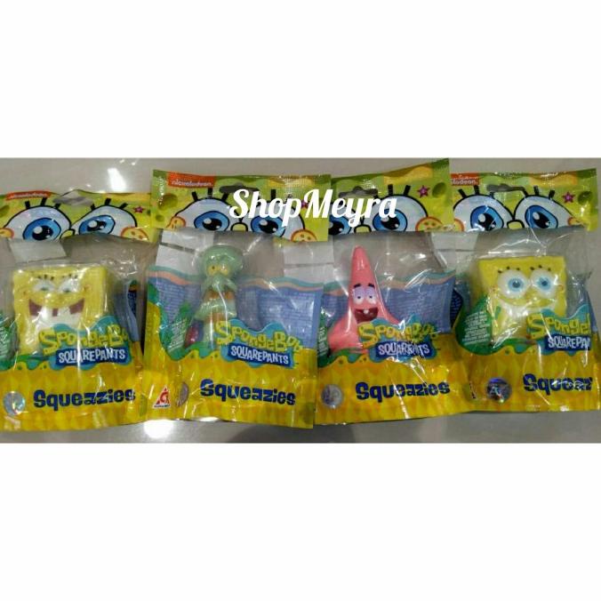 Mainan Squishy : Nickledeon Spongebob Squarepants Squeazies