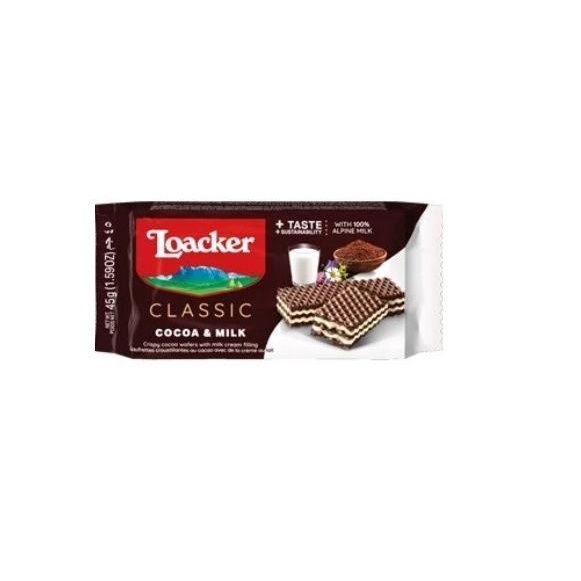 

Locaker Quadratini Wafer Krim Cocoa Milk 45 Gr