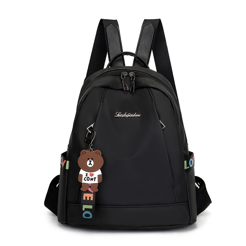TAS RANSEL WANITA HITAM IMPORT ANTI AIR CALEBIA KOREA GENDONG PUNGGUNG BACKPACK TA713B5 SEKOLAH CEWEK KULIAH BATAM KERJA MURAH FASHION REMAJA KEKINIAN BRANDED