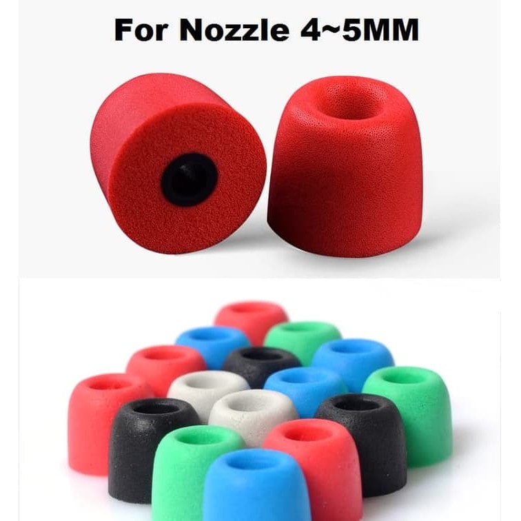 Earphone Memory Foam Tips With Nozzle Replacement IEM Eartips Sponge