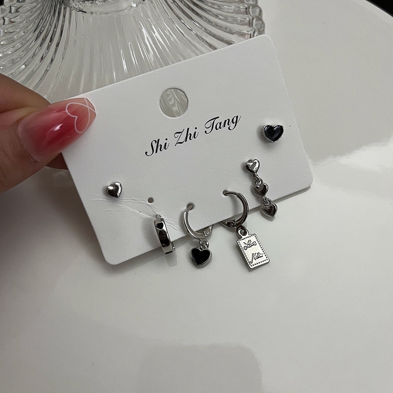 6-piece Set Anting Aksesoris Versi Korea Mode Indah Sederhana