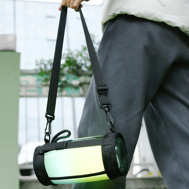 Bt Penutup Casing Nilon Travel Outdoor Dengan Strap Carabiner Untuk Speaker Pulse5