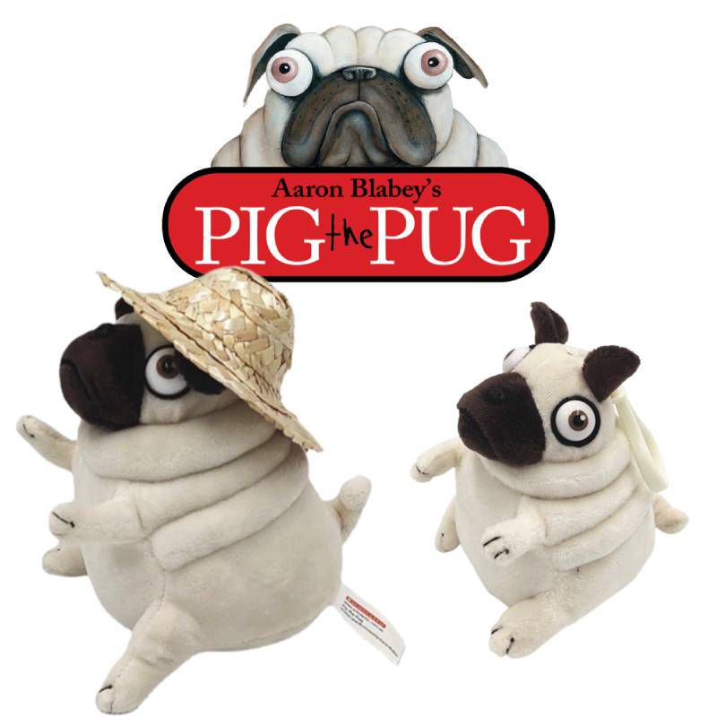 Mainan Mewah Hadiah Natal Pig The Pug Unik