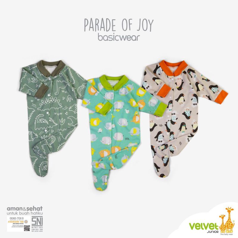 VELVET JUNIOR Sleepsuit/Baju Kodok Panjang