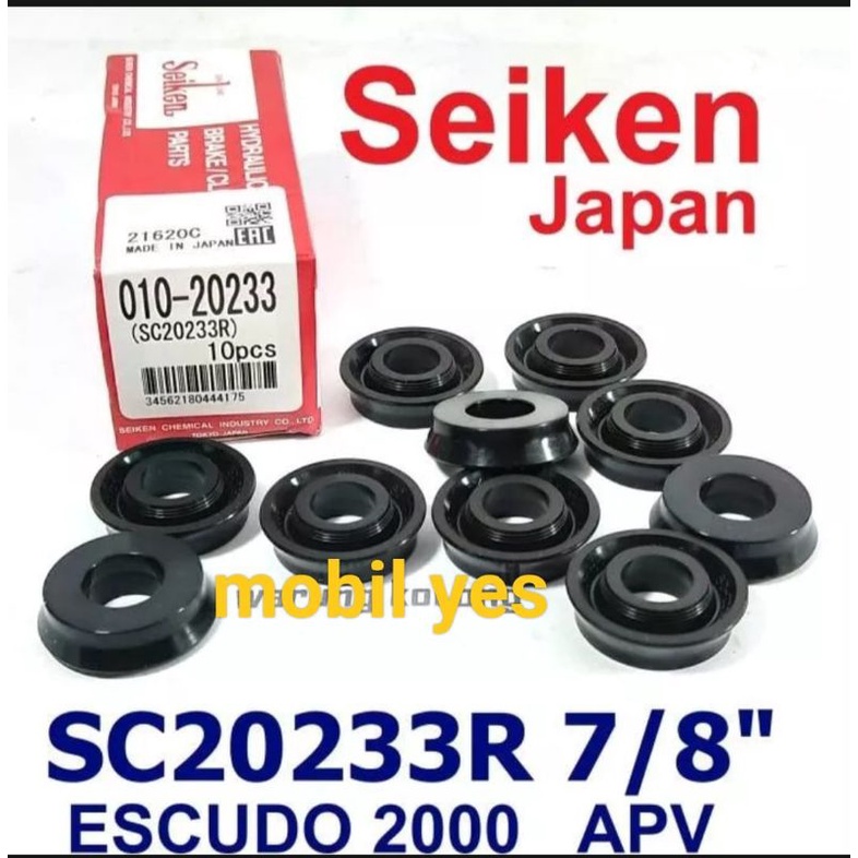 sc20233r 7/8" karet rem apv/escudo