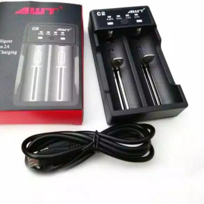 BAYAR DITEMPAT✔️CHARGER CHARGING CAS 2 SLOT 2A FASTCHARGING BATERAI VAPOOR VAPEE|SQ2