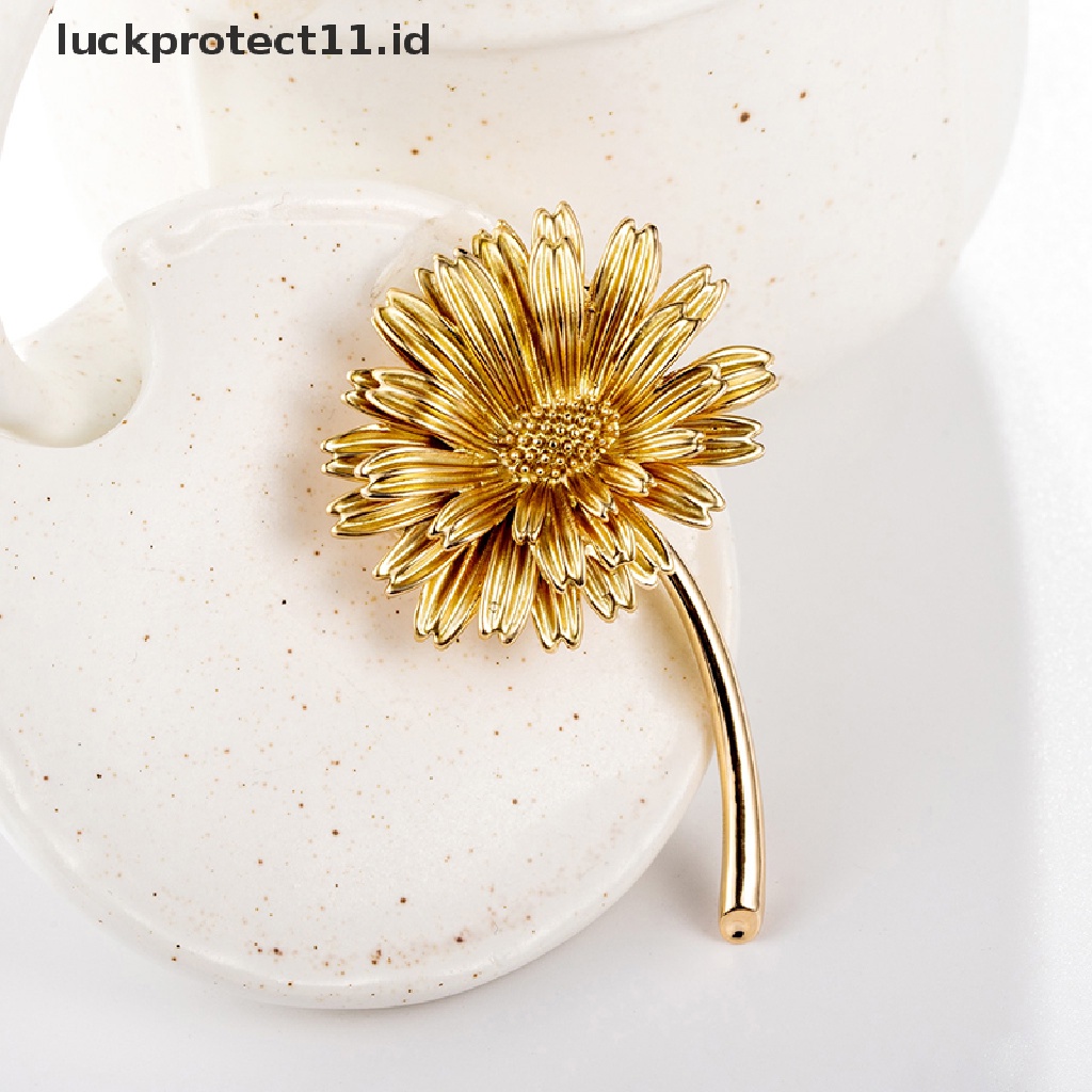 /Fashion Hot// Fashion// Enamel Daisy Bunga Bros Pin Kerah Dekor Lencana Korsase Pesta Perjamuan Perhiasan.