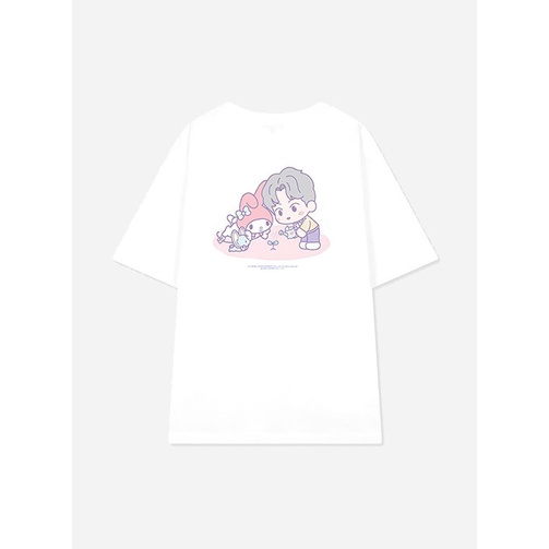READY STOCK OFFICIAL NCT X SANRIO SHORT SLEEVE TSHIRT MARK VERSION SIZE M