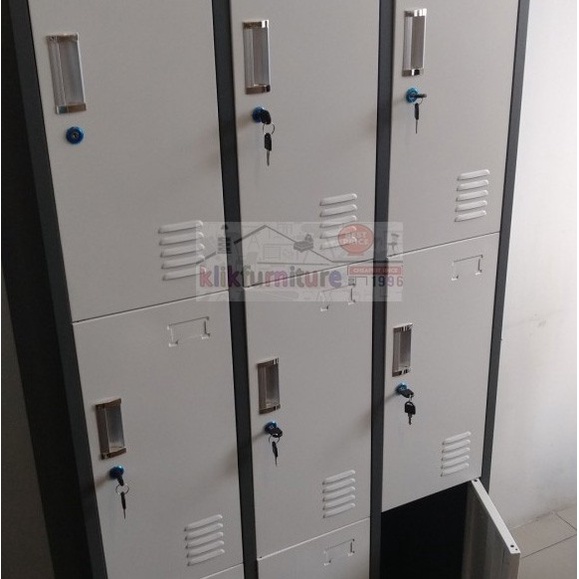 

FREE ONGKIR Lemari Loker Locker Cabinet Pintu Besi 9 Pintu LK 09 Code 2946