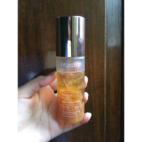 ( PRELOVED ) Wardah Hydra Rose Petal Infused Toner 100ml