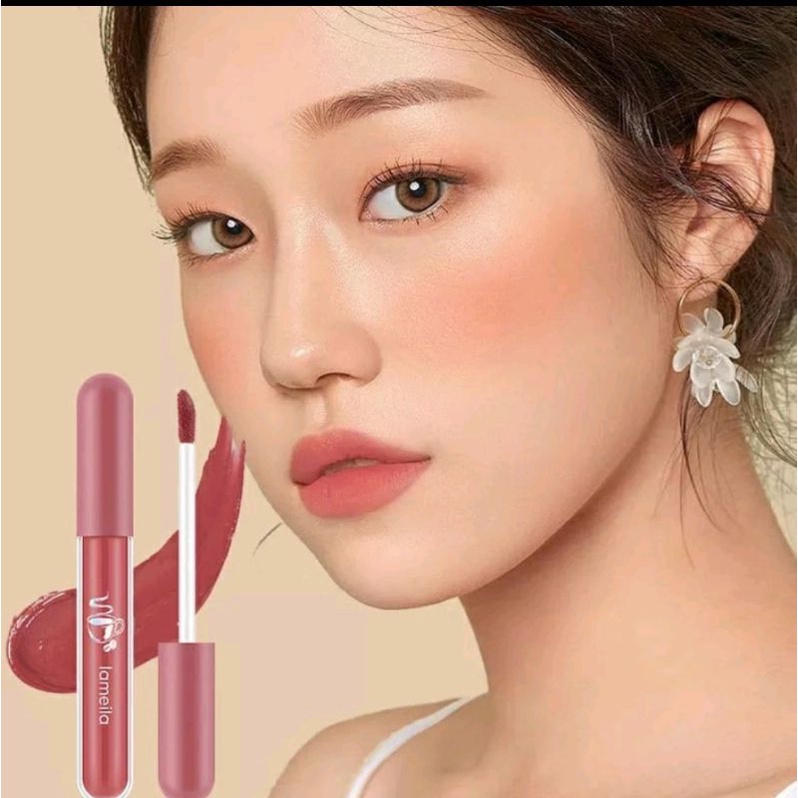 LAMEILA 1041 lipstick cair waterproof velvet lip glaze berkualitas