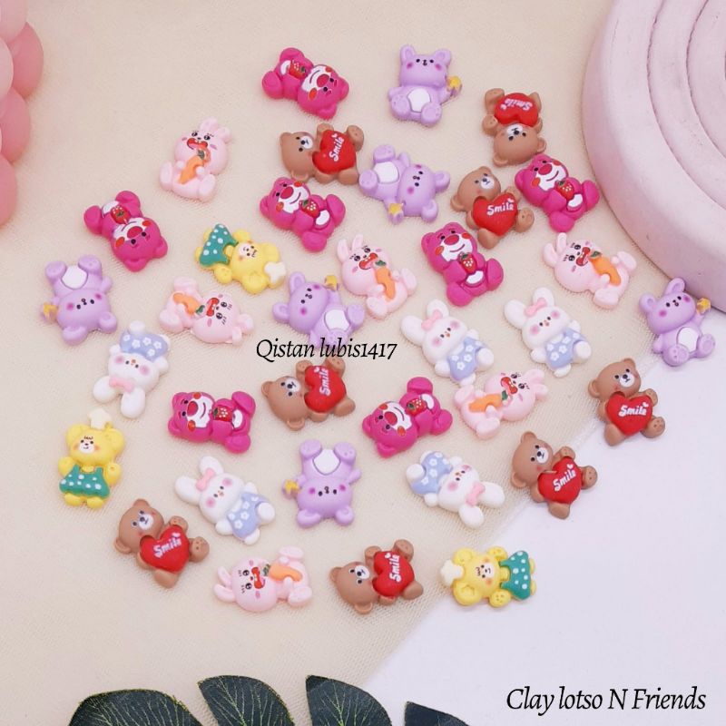 Clay - Clay Dove karakter Kemasan 10 pcs