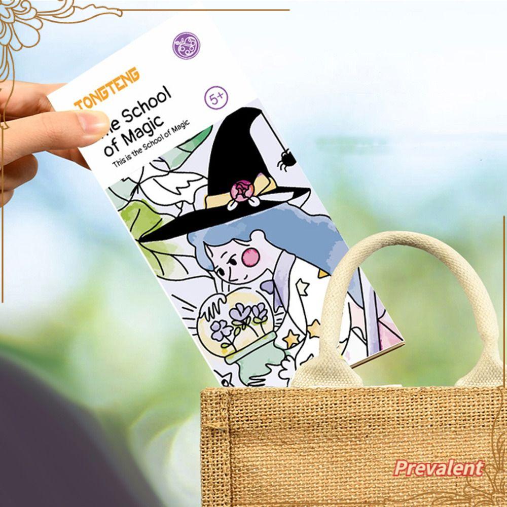 Preva Bookmark Buku Mewarnai Desain Baru Portabel Anak Gouache Graffiti Book