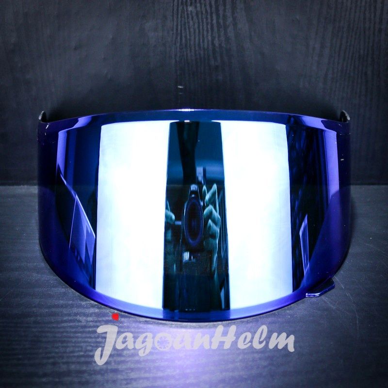 VISOR HELM KYT IRIDIUM BLUE | R10 - RC SEVEN - K2 RIDER | CUSTOM  (HUNDARB)