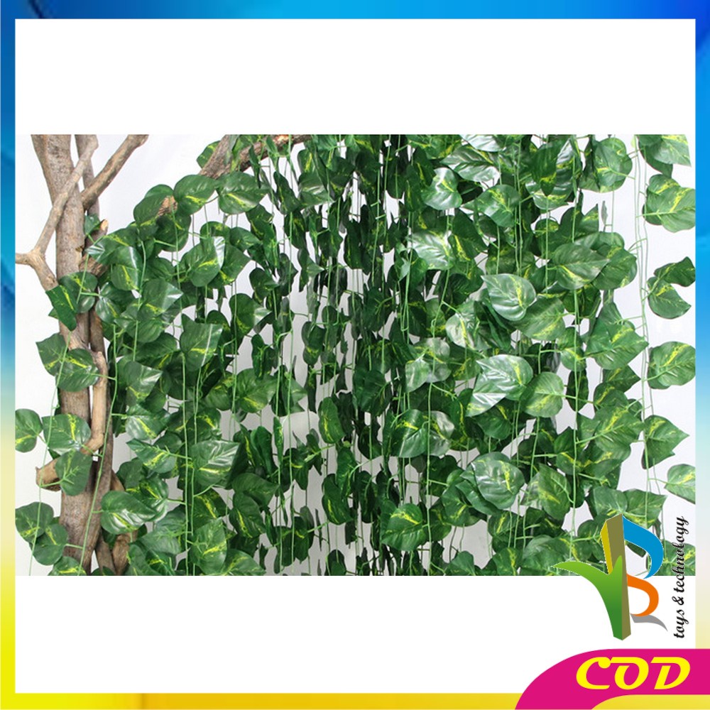 RB-C743 Daun Rambat Plastik Daun Maple Hias Tanaman Artificial Juntai Gantung Rumput Hiasan Pesta Wedding Cafe Restoran / Sulur Daun Dekorasi Ruangan Rumah