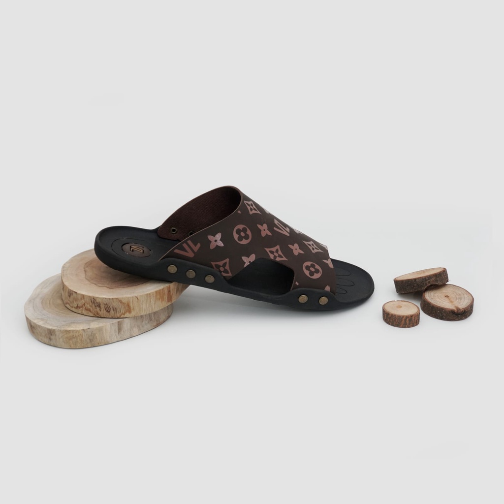 Sandal Terbaru VINCENZO Pria Kulit VINCENZO Original Pria Slide Import Sandal Kulit Pria